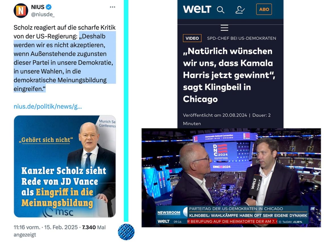 Wenn zwei das gleiche tun, ist es noch lange nicht dasselbe