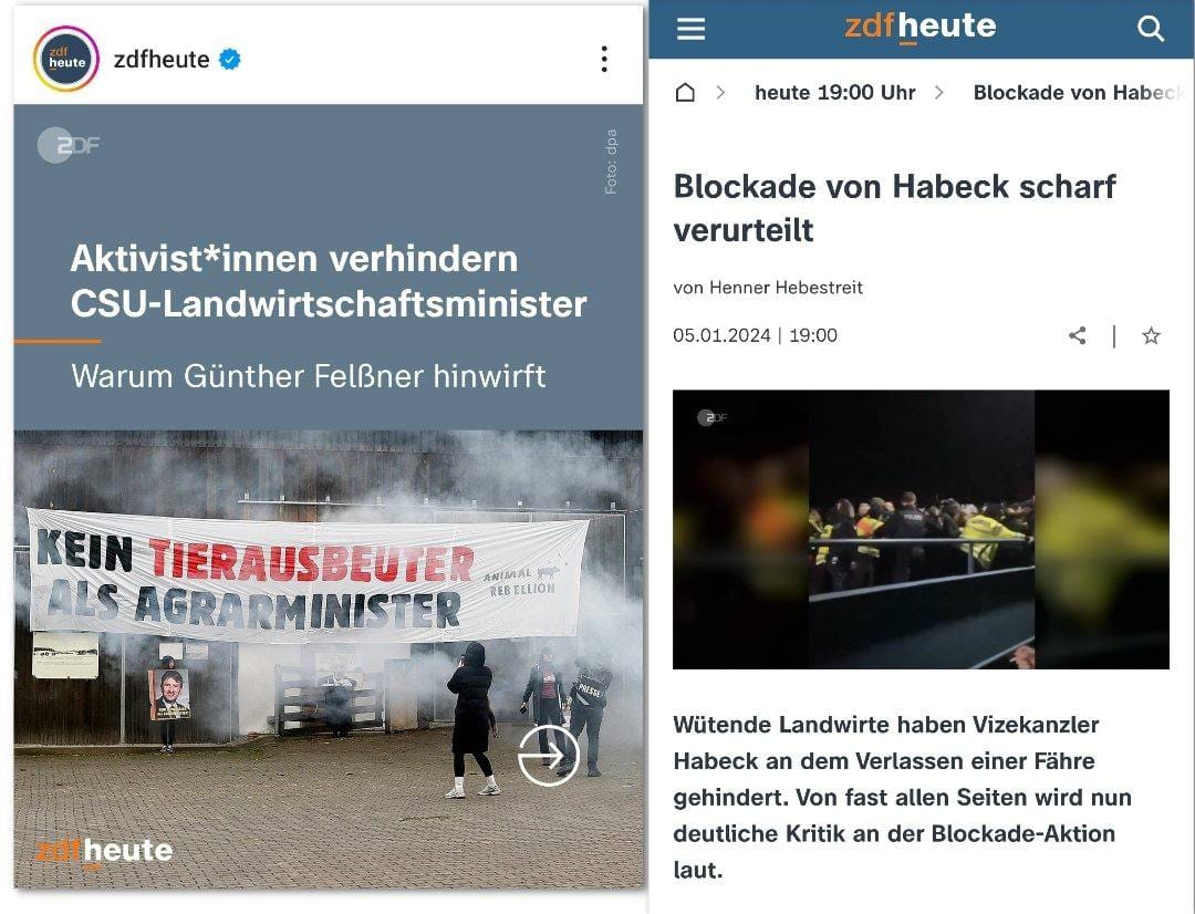 Aktivist*innen vs. Landwirte