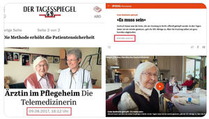 Impfpionierin oder immer wieder gern gecastete Seniorin?