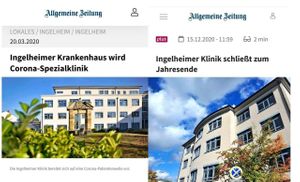 Krankenhausschließungen in der größten P(l)andemie aller Zeiten