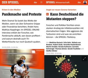 Panikmache? Doch nicht von der Hochleistungspresse und den Politikdarstellern