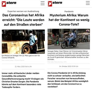 Mysterium Afrika? Keine Tests, keine "Infektionen"?