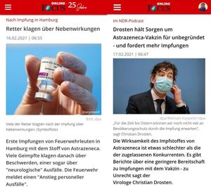 Und schon mit AstraZeneca geimpft, Herr Drosten?