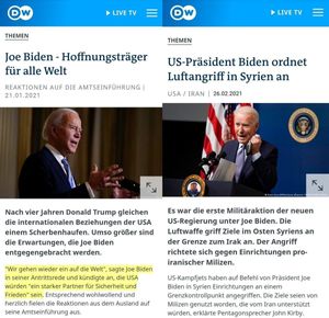 "Sleepy Creepy" Biden - Keine sechs Wochen nach seiner Amtseinführung