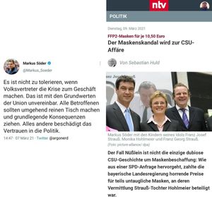 Die ganze Politik in diesen Zeiten ist ein einziger Skandal