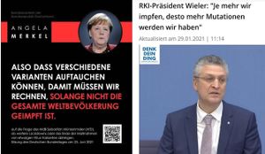 Merkel vs. Wieler: Gezielte Desinfo zur Verunsicherung
