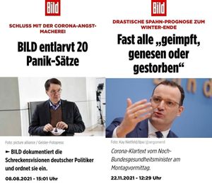 Bild wieder in Reih und Glied