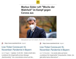 Söder und sein Verständnis von Wahrheit