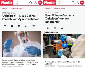 Nur "Deltakron" ein Laborfehler?