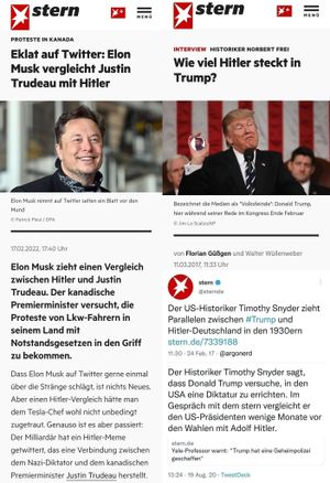 Trump - Trudeau - Musk - Dessen Namen man nicht sagen darf