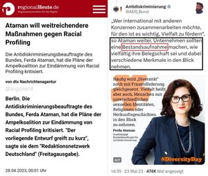 Bestandsaufnehmendes Racial Profiling