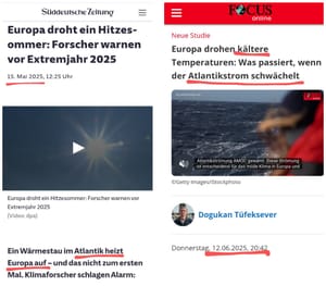 Der schwächelnd aufheizende Atlantikstrom