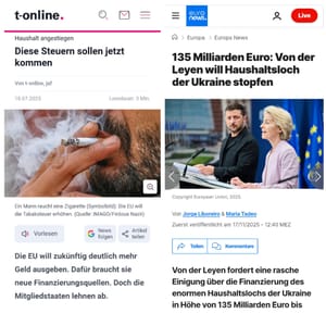 Rauchen für die Ukraine